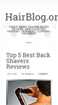 Mobile Screenshot of hairblog.org