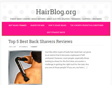 Tablet Screenshot of hairblog.org